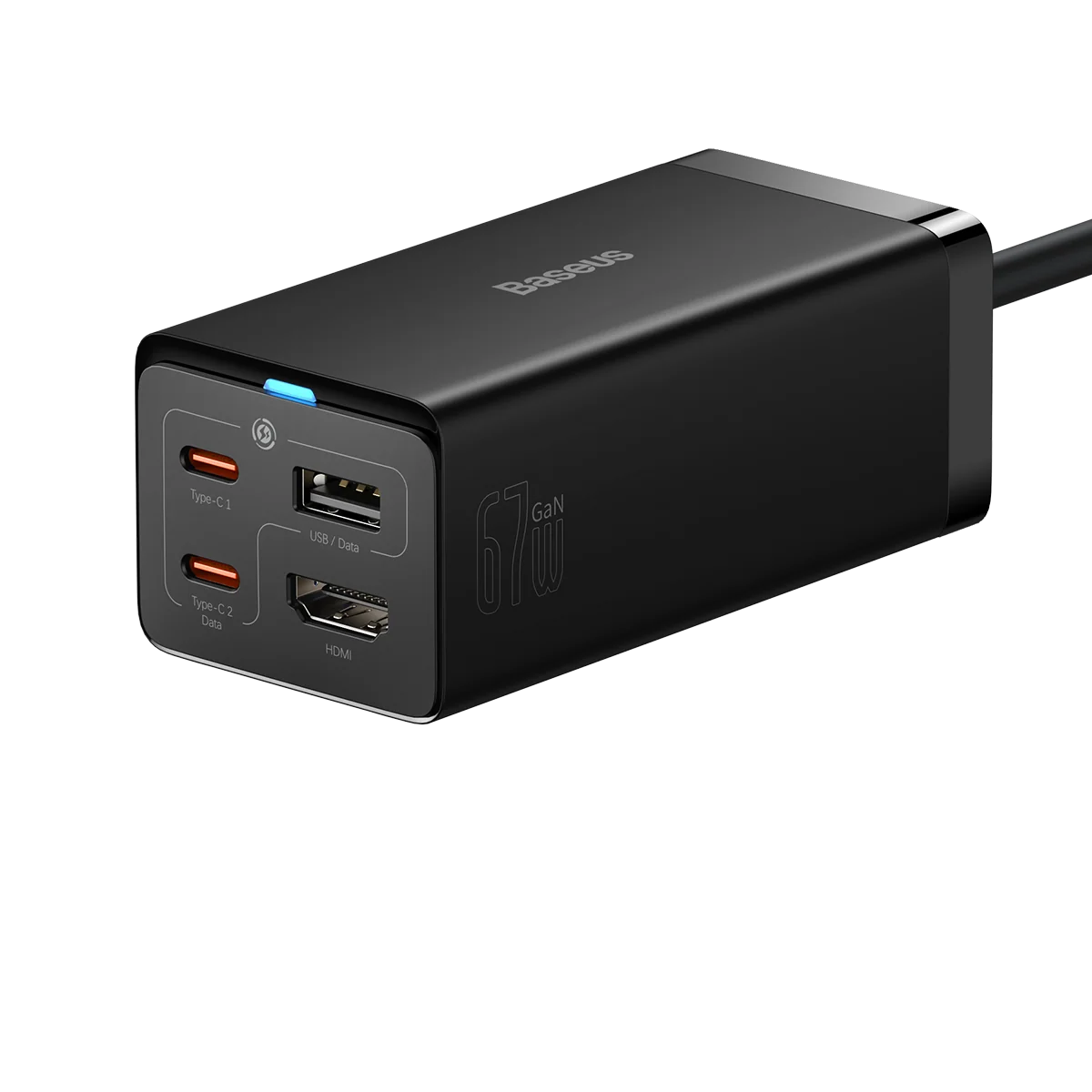 GaN5 Pro氮化镓多功能桌面快充充电器 1U+2C+HDMI 67W