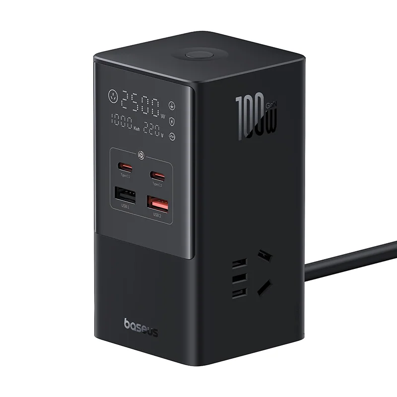 俐奈 灵睿系列 插线板 3AC+2U+2C 100W 1.5m 中规