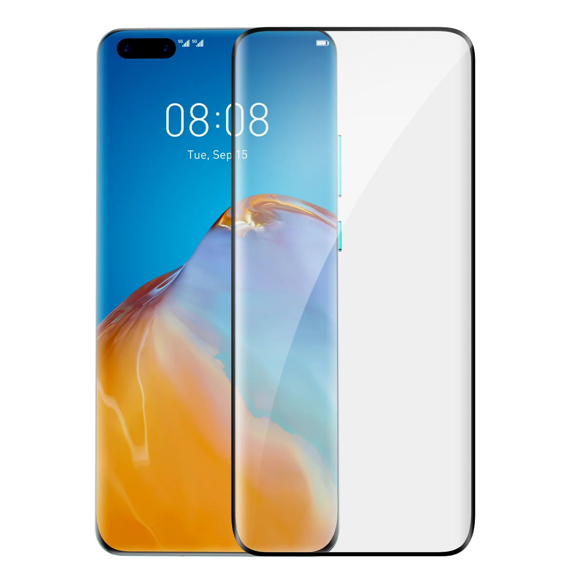 0.25mm全屏曲面全胶钢化膜 For 华为 P40 Pro