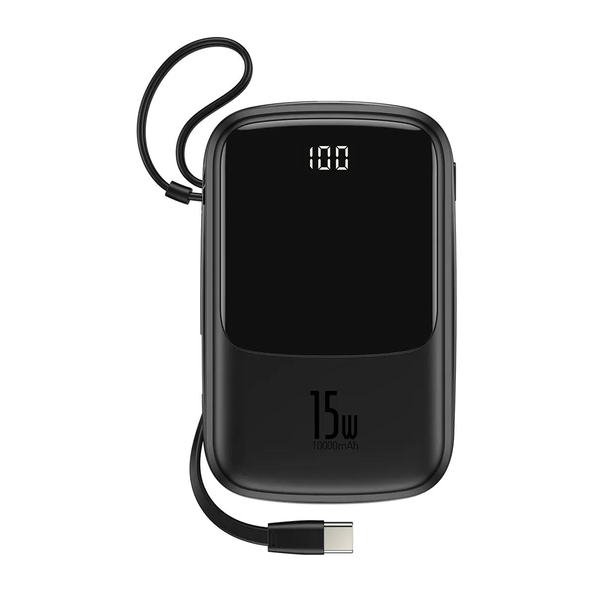 俐奈 Q电带线数显移动电源10000mAh 15W
