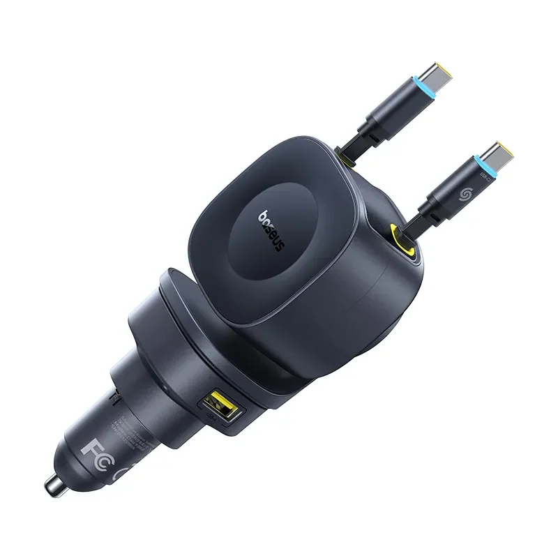 俐奈 PrimeTrip VR2 Max 伸缩线车载充电器 磁吸版 60W