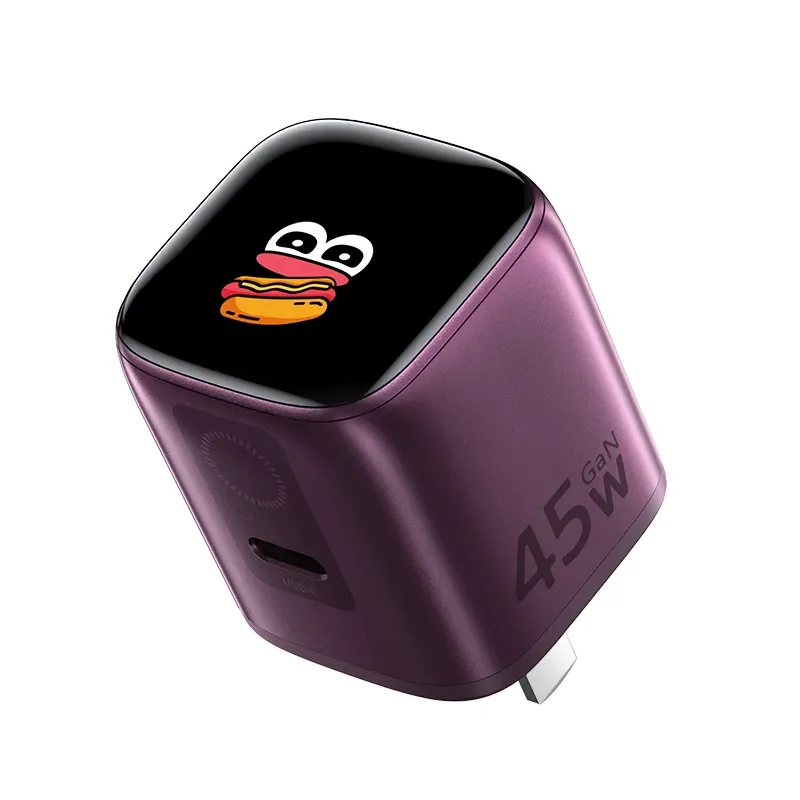 俐奈小智充 AE22 智能断电苹果充电器 数显快充充电器 1C 45W/60W