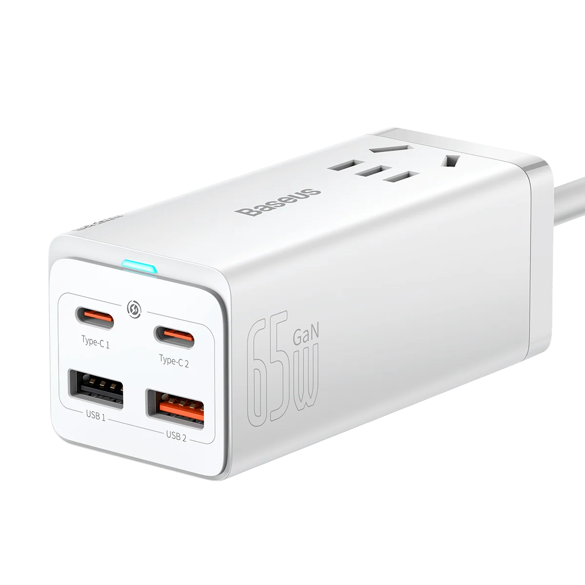 GaN3 Pro氮化镓桌面快充插线板AC+2U+2C 65W