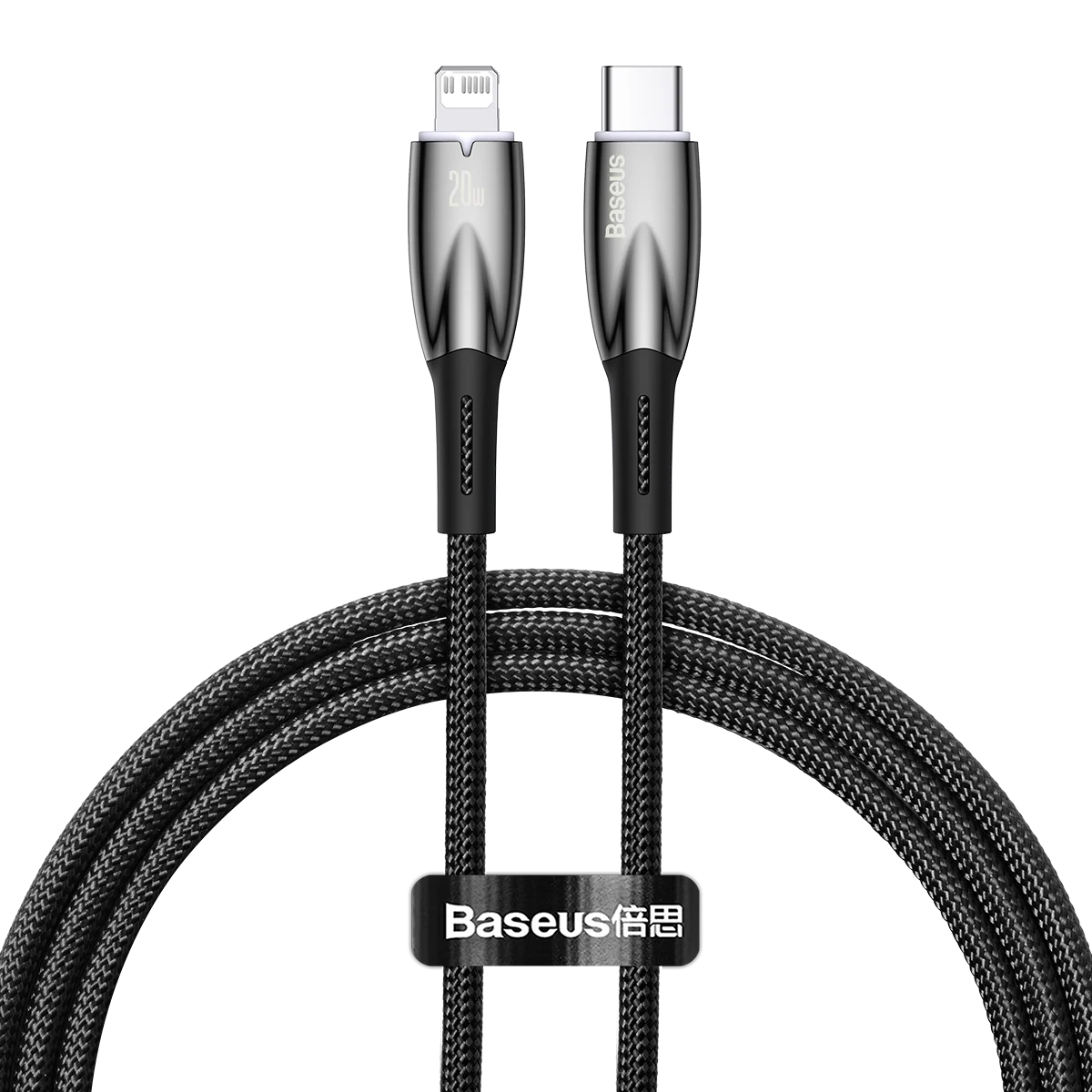 灯环系列 快充数据线Type-C to iP 20W