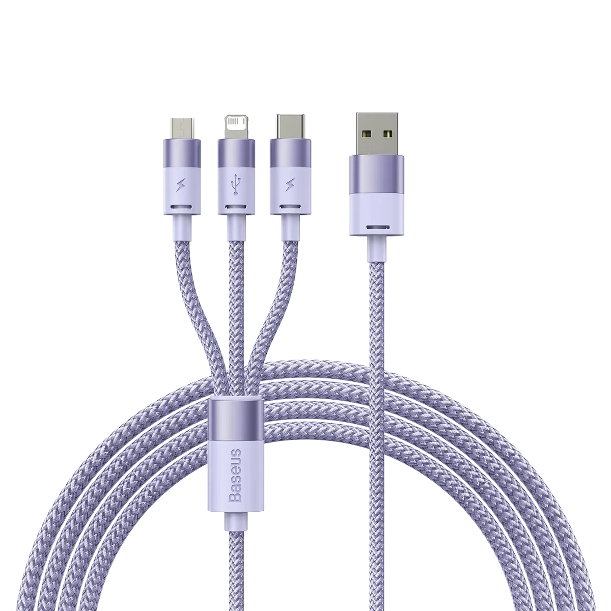 星速系列 一拖三快充数据线USB to M+L+C 3.5A