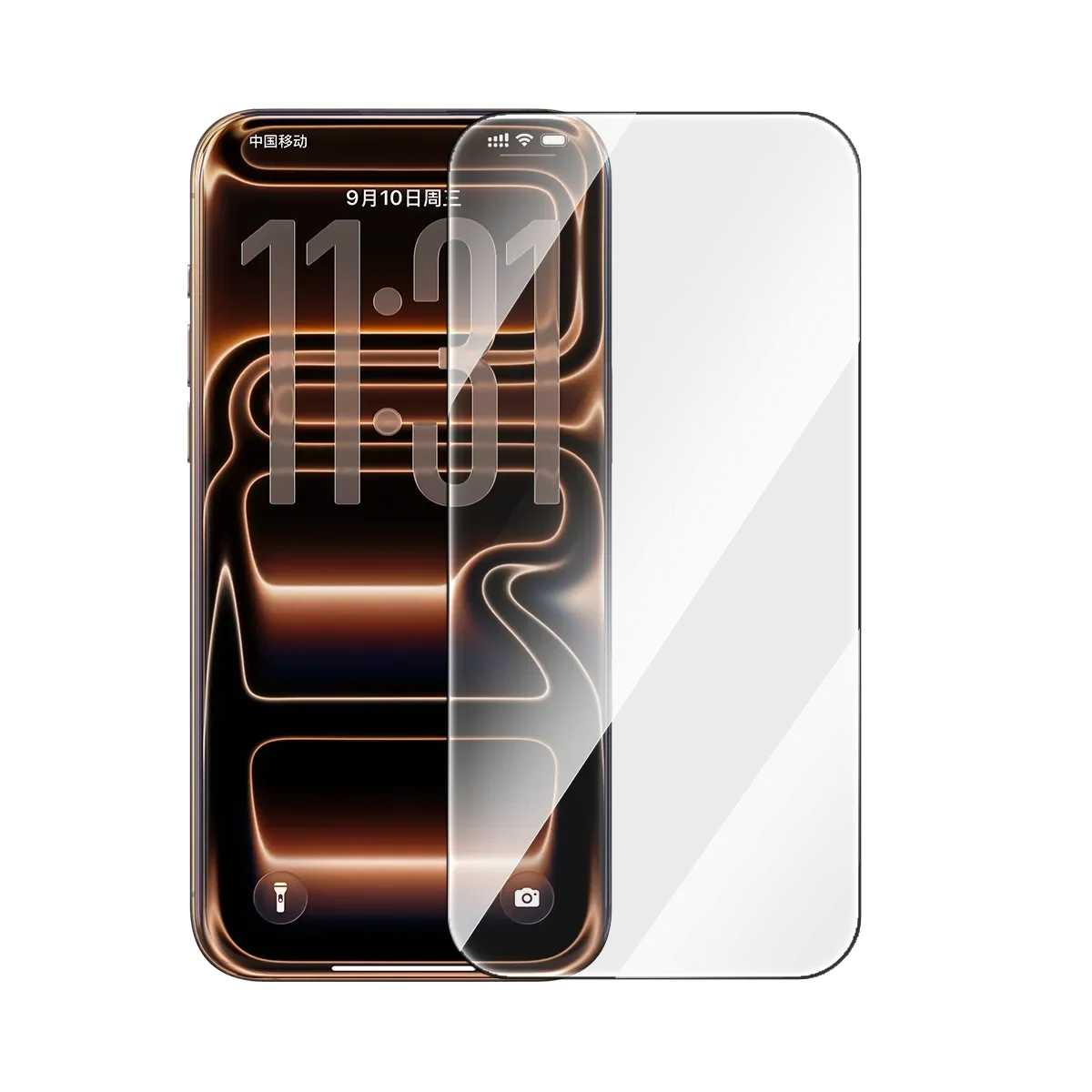 俐奈 金标系列 康宁 AR Ultra 一体防尘 全屏 高清 热弯钢化膜 For iP 18 Pro / Pro Max