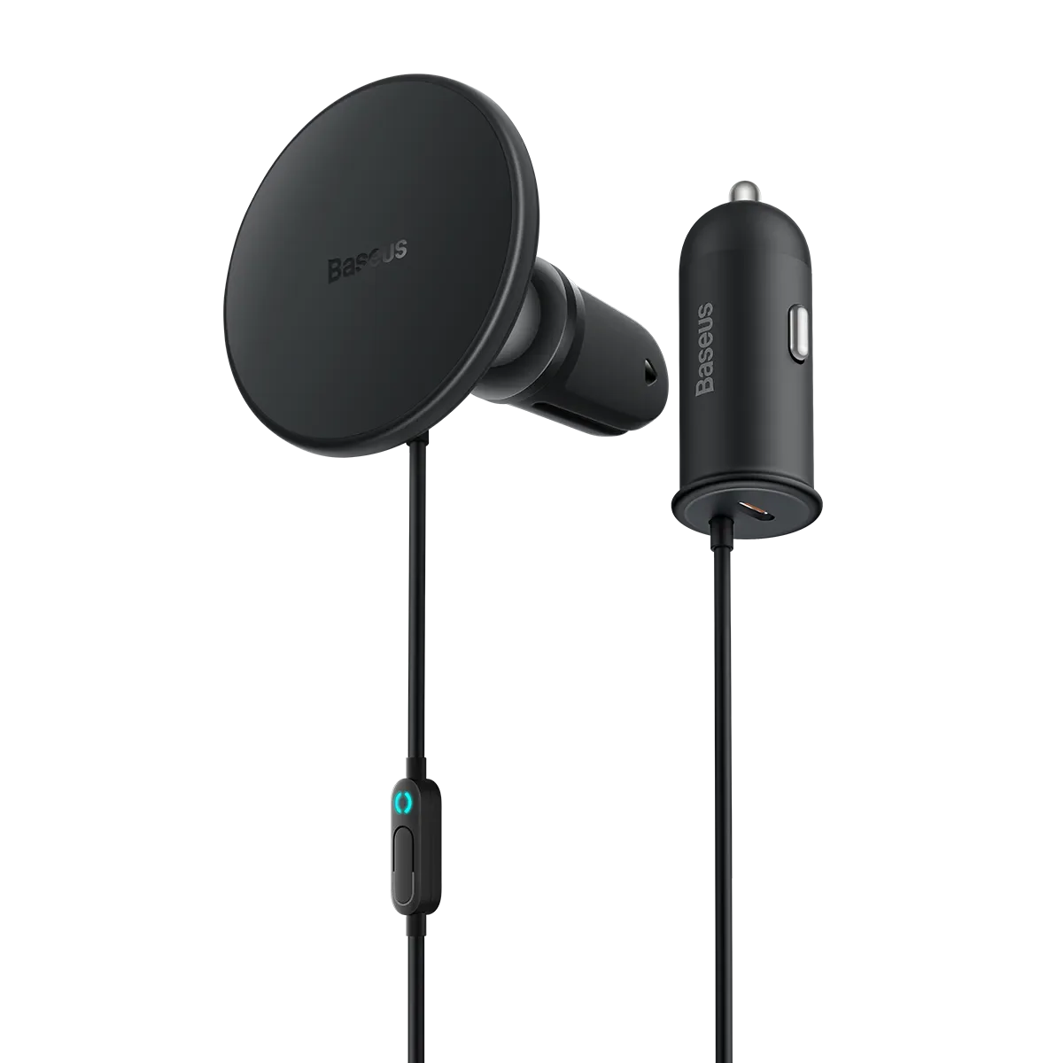 CW01磁吸无线充车载支架 40W(无线充15W+A口 25W)