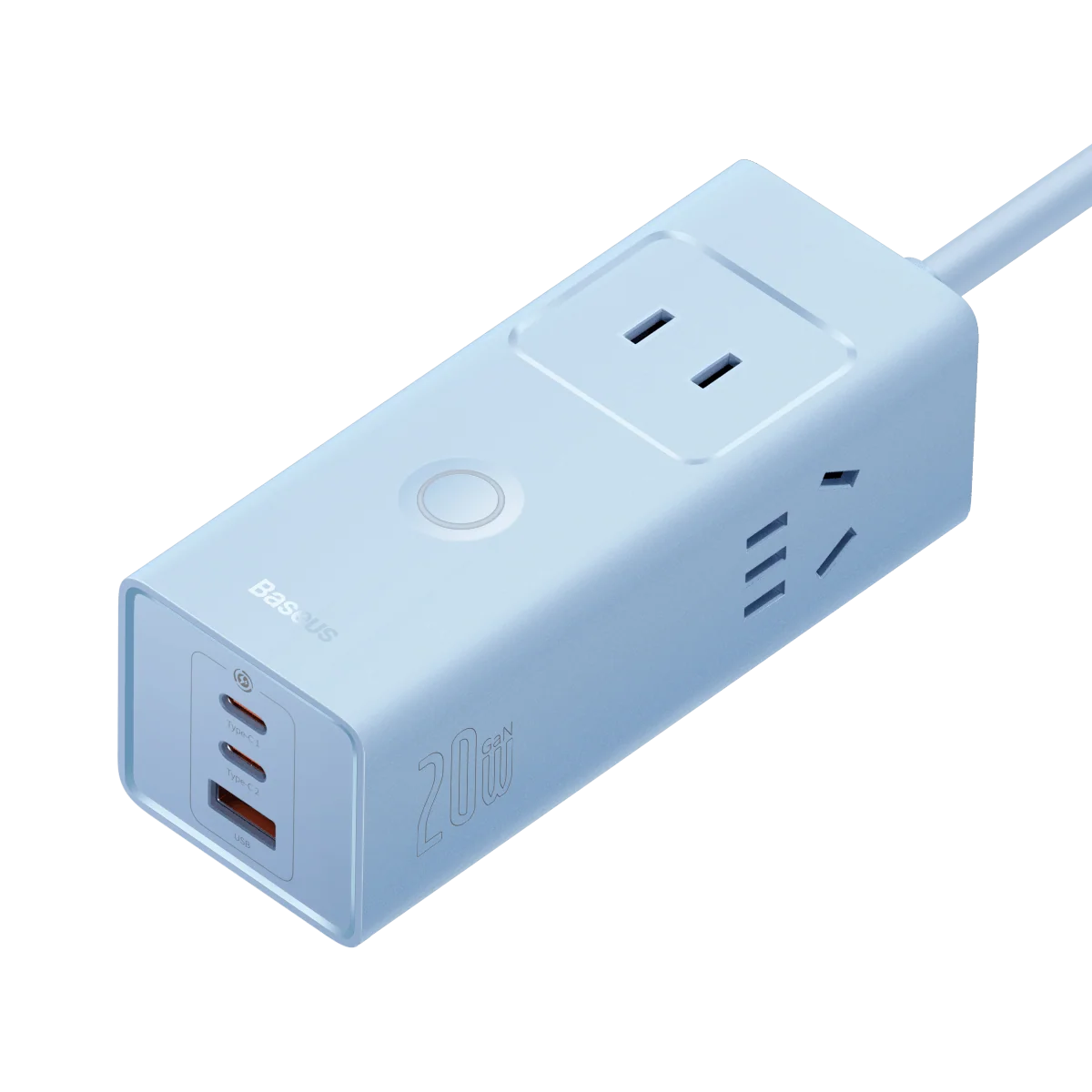 灵傲系列 插线板 3AC+1U+2C 20W/30W Lite 1.5m电源线