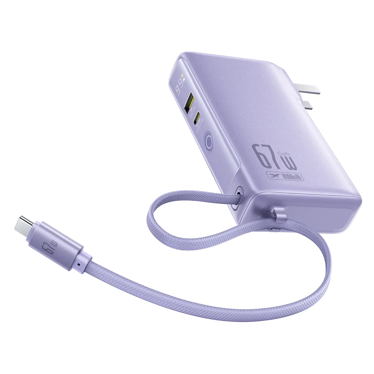 俐奈 Nomos NT11 超能充数显移动电源 10000mAh 67W
